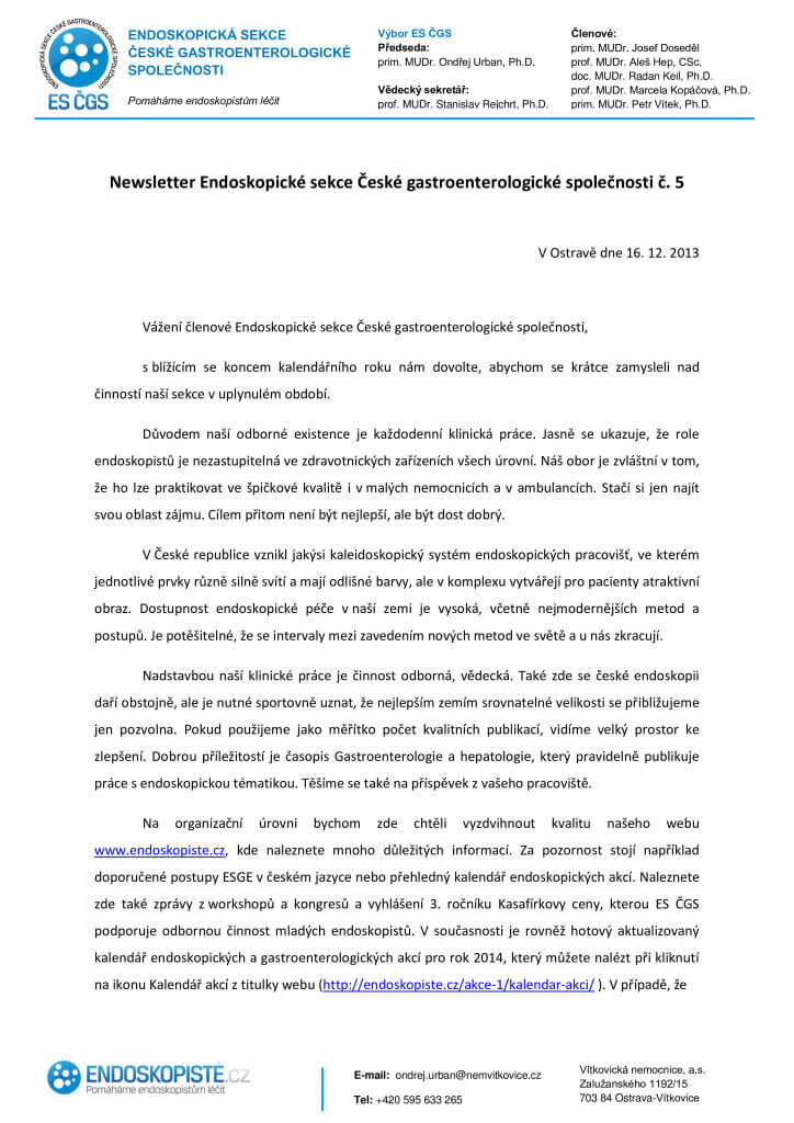 thumbnail of Newsletter ES ČGS č.5